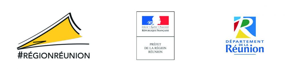 Interreg V - logos partenaires La Réunion